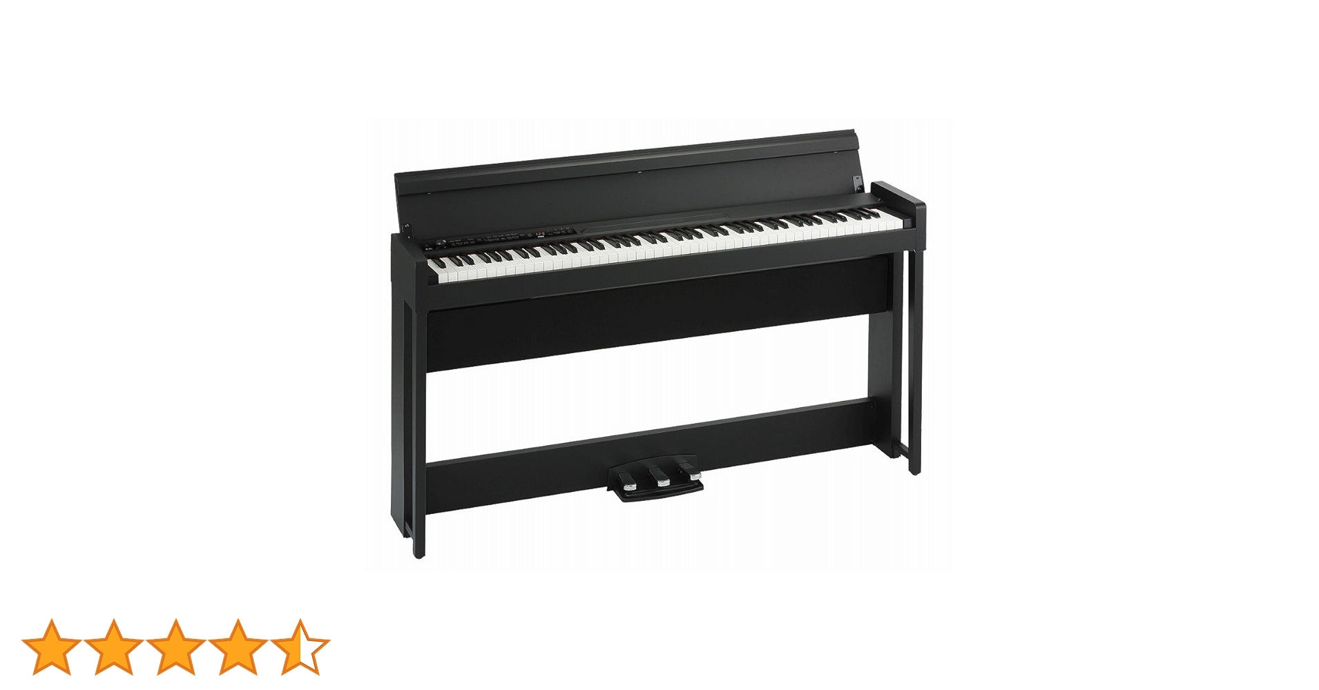 送料込み KORG 電子ピアノ C1 Air 2018年購入激可愛い♥ほぼ新品レ KORG C1 Air WH ホワイト 高低自在イスセット 電子ピアノ 88鍵盤